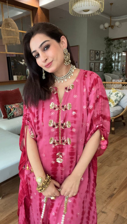 Tie Dye Kurta Set