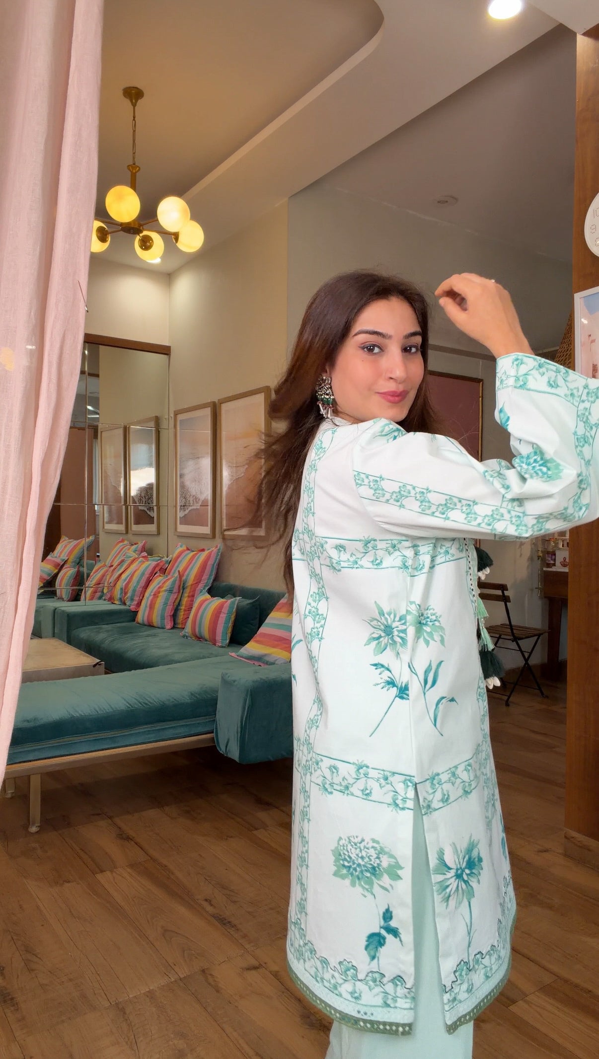 Mint Bloom Co-ord Set