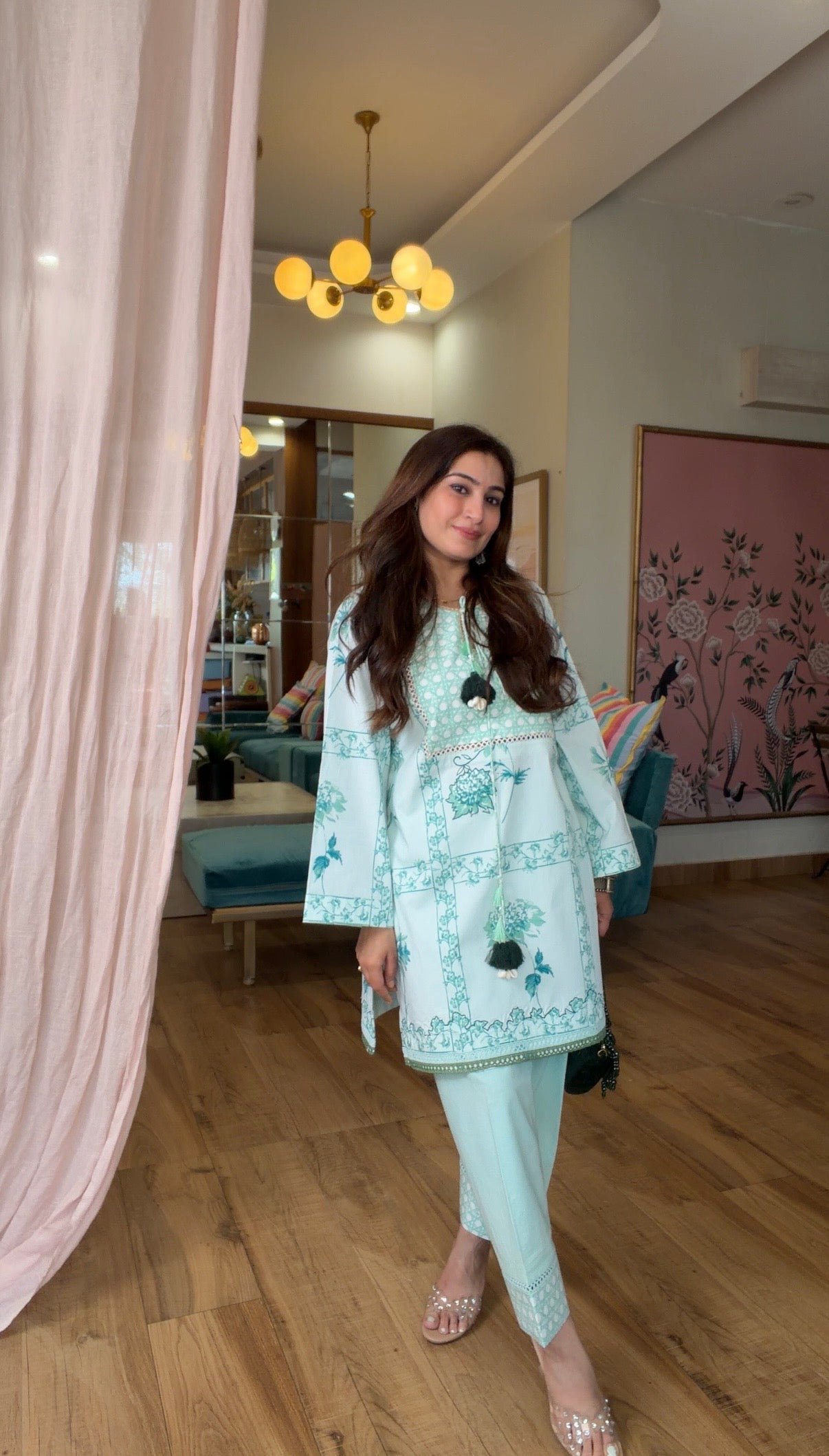 Mint Bloom Co-ord Set