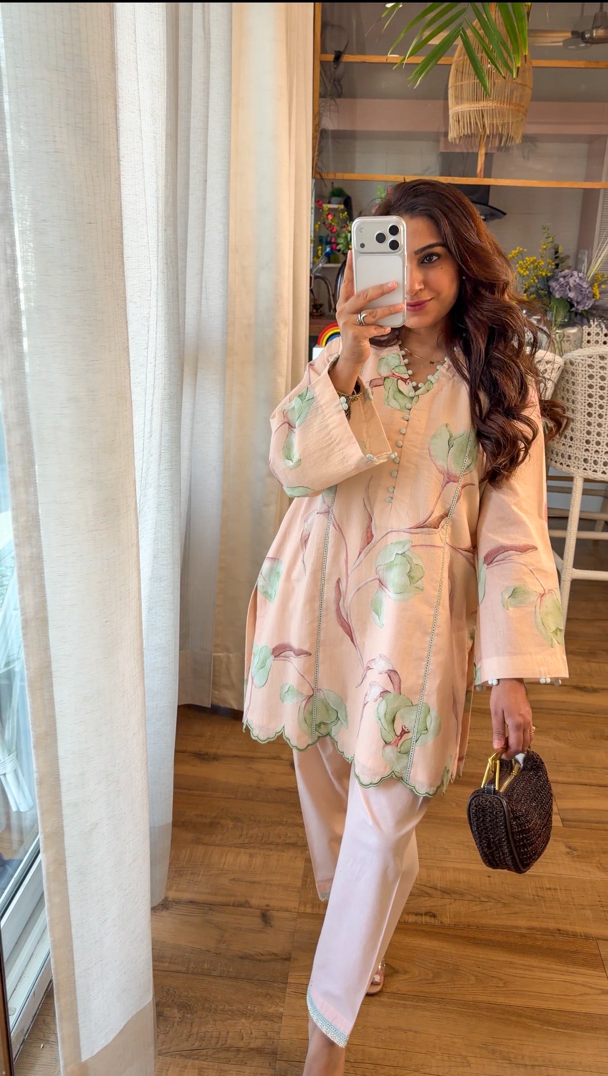 SOFT BLUSH KURTA SET