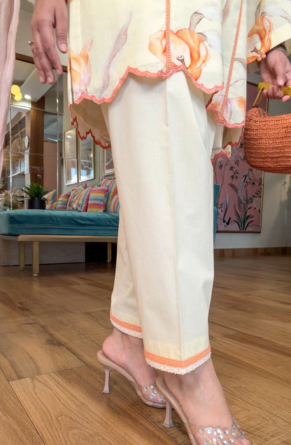 WARM PEACH KURTA SET
