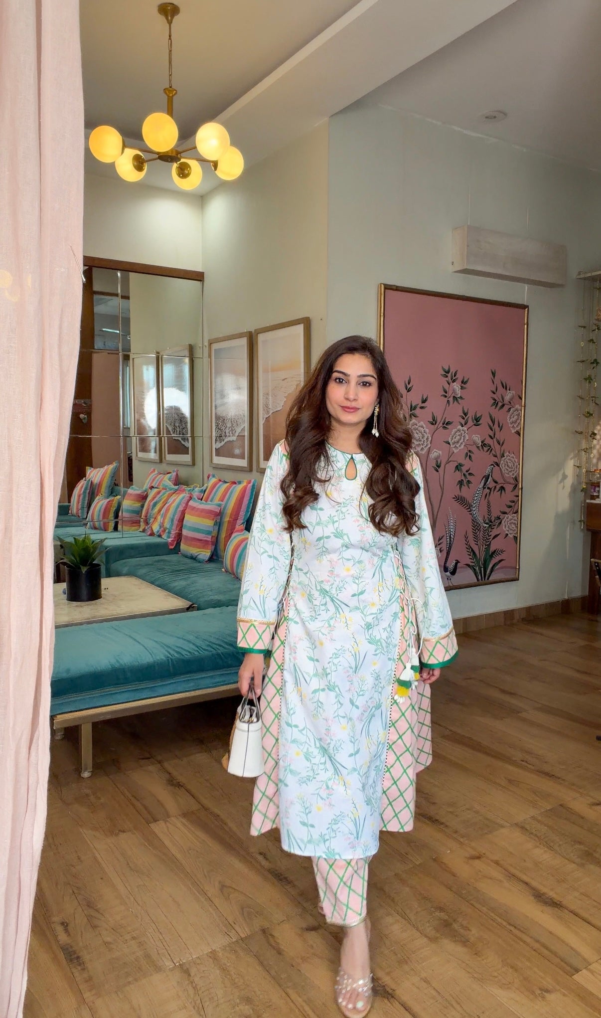 Mint Blossom 3-Piece Suit Set