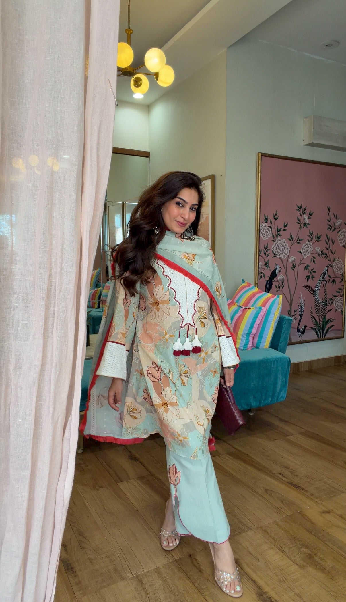 Pastel Bloom 3-Piece Suit Set