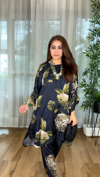Printed Silk Set