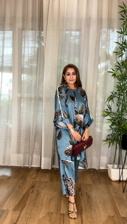 Printed Silk Set