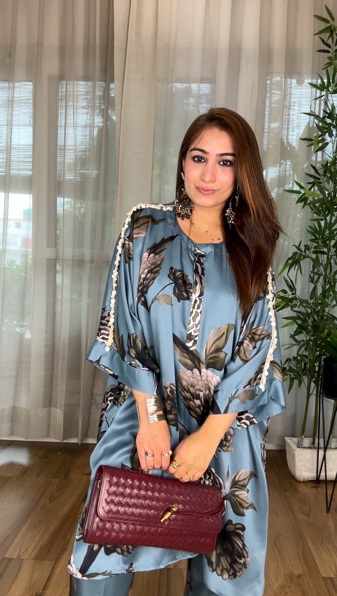 Printed Silk Set