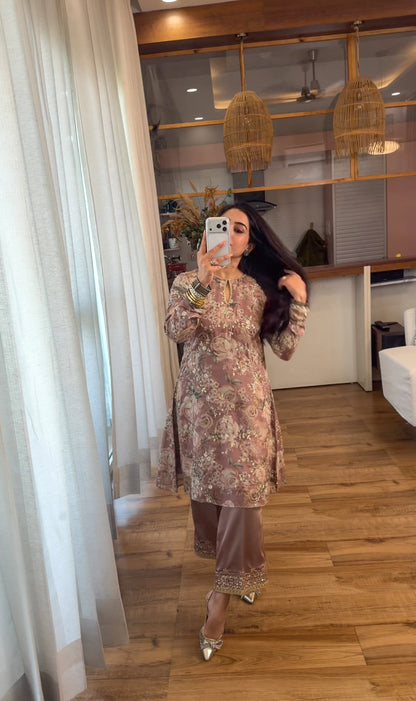Look 06 | Dusty Rose Embroidered Kurta Set