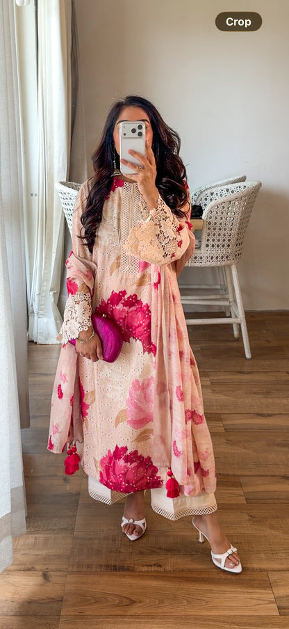Ivory Peony set