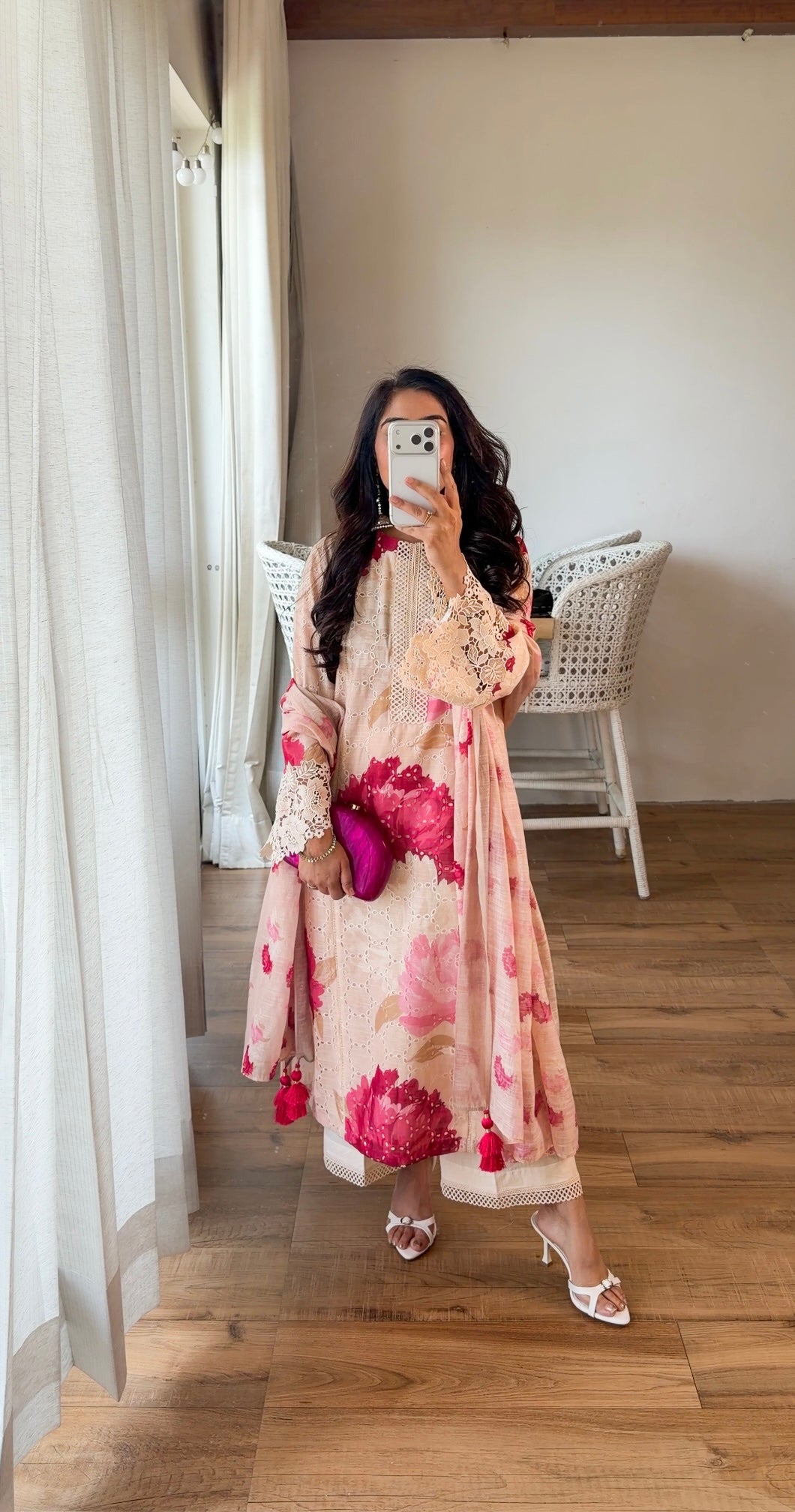 Ivory Peony set