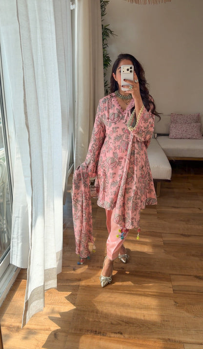 Pink Muslin set