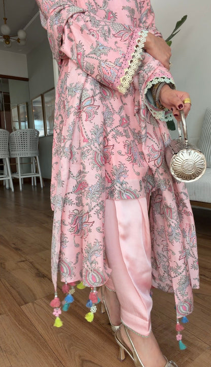 Pink Muslin set