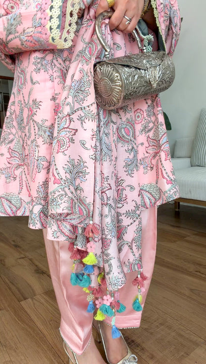 Pink Muslin set