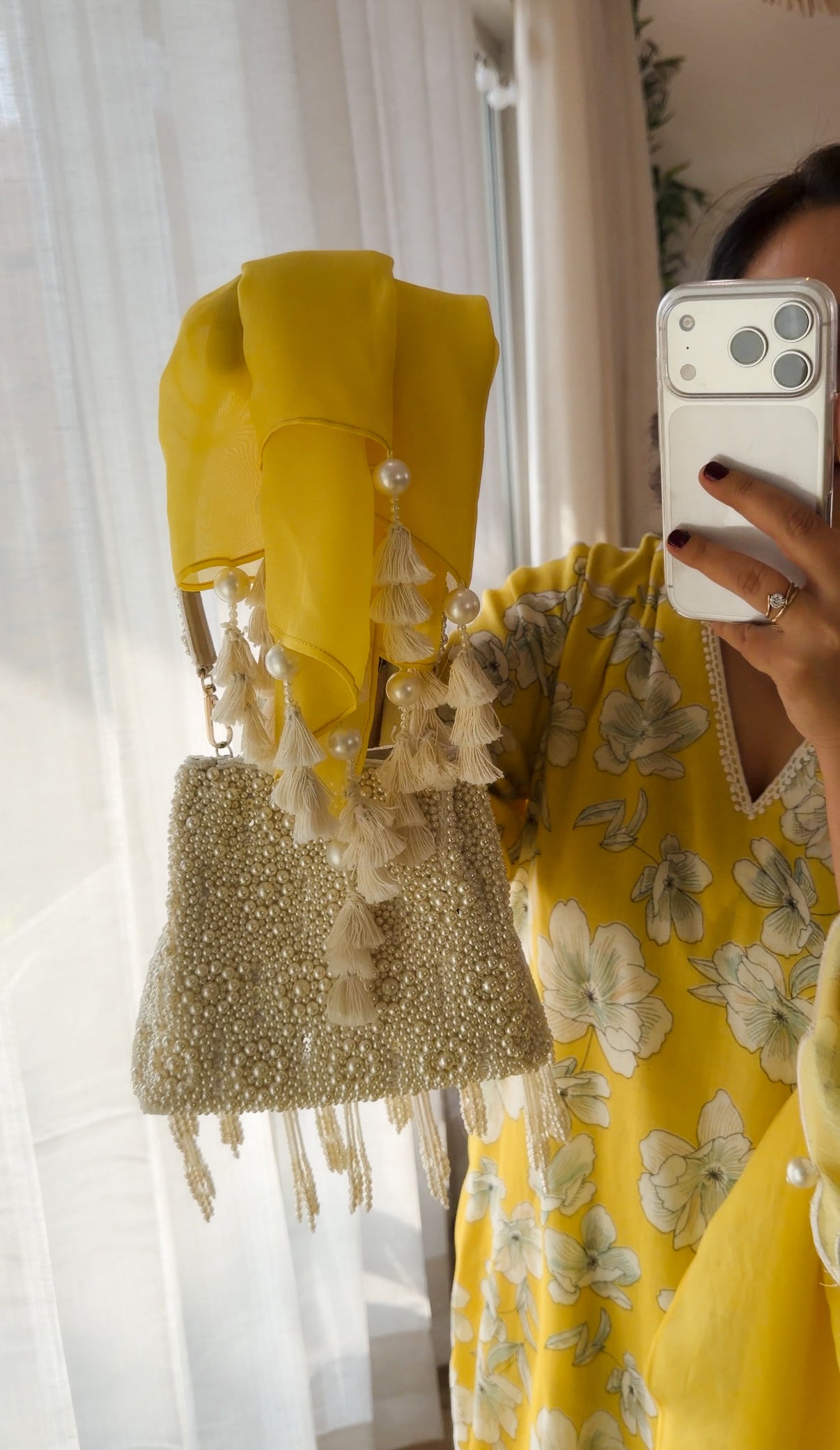 Yellow Bloom Kurta Set