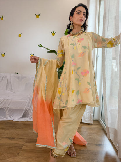 Ivory Gold Gota Set