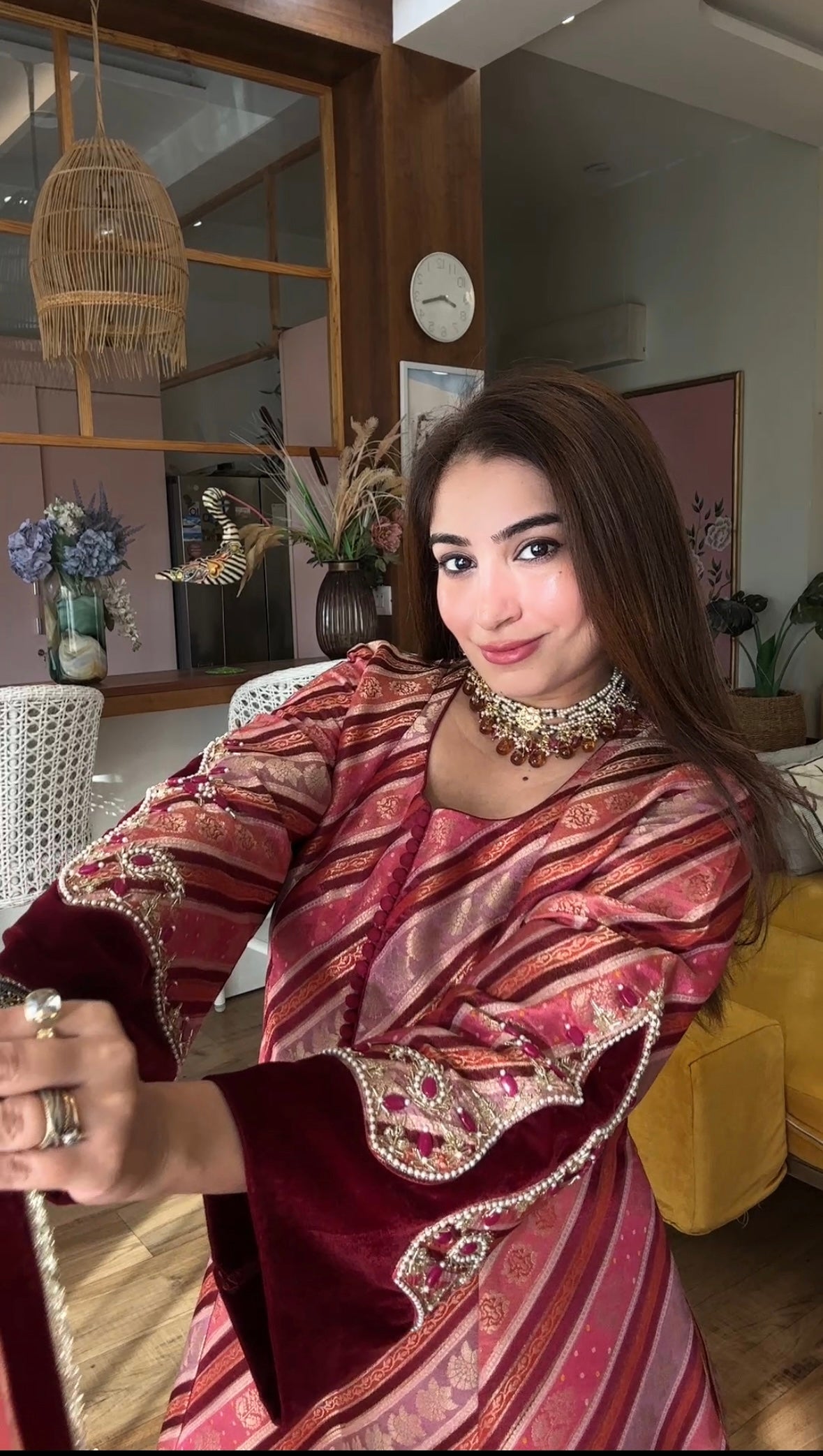 Velvet Banarasi Brocade Set