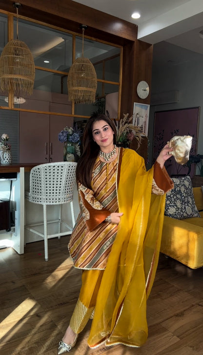 Velvet Banarasi Brocade Set