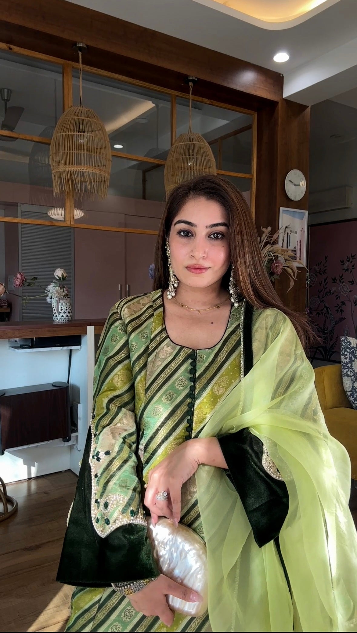 Velvet Banarasi Brocade Set