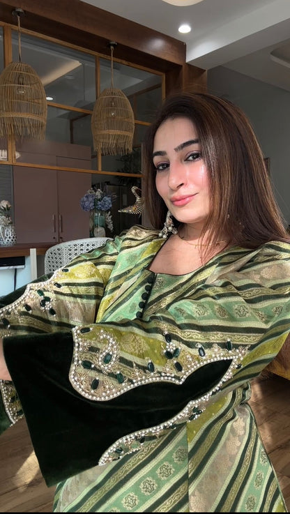 Velvet Banarasi Brocade Set