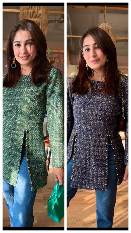 Winter Tweed Tops