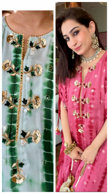 Tie Dye Kurta Set