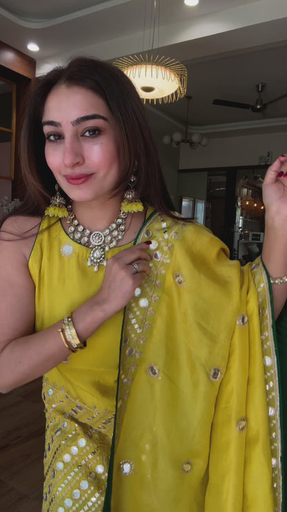 Mirror Work Sharara Set